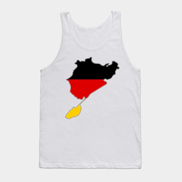 Nürburgring - Gesamtstrecke [flag] Tank Top by sednoid